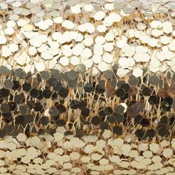 Bobina Rete Pailettes Oro h 48 cm l 5 yard