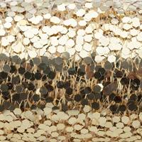 Bobina Rete Pailettes Oro h 48 cm l 5 yard