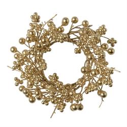Corona Bacche Oro Ø 25 cm