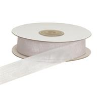 Nastro Organza Bianco h 4 cm l 50 mt