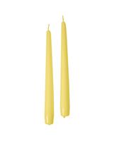 Candela Conica Cf 10 Pz Giallo h 25 cm Ø 2,2 cm
