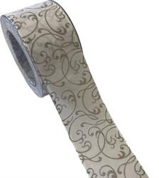 Nastro Tessuto Cambrige ST Bianco h 6 cm l 15 mt