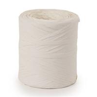Rotolo Poly Rafia Bianco h 1.5 cm l 200 mt
