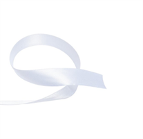 Nastro Doppio Raso Bianco h 3 mm l 100 mt