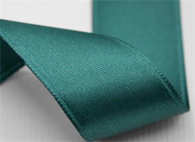 Nastro Doppio Raso Verde Inglese h 2.5 cm l 50 mt