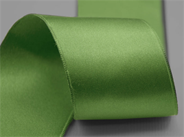 Nastro Doppio Raso Verde Marcio h 3.8 cm l 50 mt