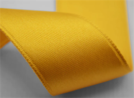 Nastro Doppio Raso Giallo Sole h 3.8 cm l 50 mt