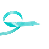 Nastro Doppio Raso Tiffany h 1 cm l 50 mt