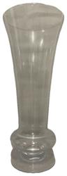 Vaso Vetro con Piede h 80 cm Ø 26 cm